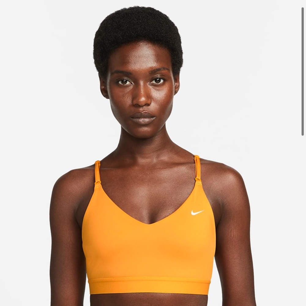 Brand New XL Nike Dry Fit sports bra With tag Mustard Color